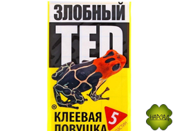 Злобный Тэд. Клеевая ловушка от садовых вредителей, 5 пластин