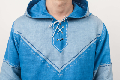 Рубаха с капюшоном "Витязъ" с Алатырем