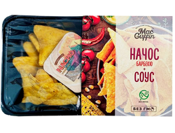 Начос с сырным соусом