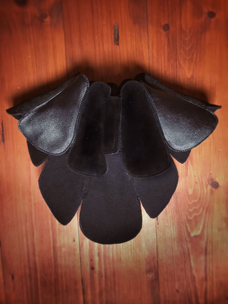 Воротник-шарф для пальто с глубоким вырезом №2