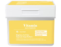 Dermal Vitamin Glow Toner Pad / Dermal Пэды для сияния кожи (Витамин) 120 шт  (180 мл)