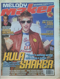 Melody Maker Magazine 25 April 1998 Kula Shaker, Иностранные музыкальные журналы, Intpressshop