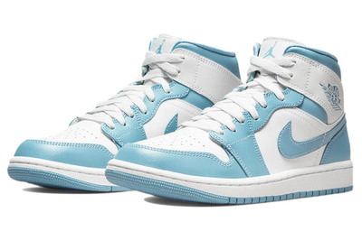 Nike air jordan 1 mid womens blue clearance
