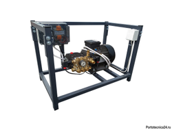 Насос плунжерный RW 15/350TS с эл. двигателем 380 В 9,2  кВт на раме с пускателем 24 В