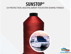 НИТКИ Anefil Nylon® AB SUNSTOP №30  цвет черный 90 tex