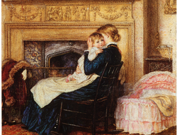 Купить картину обогреватель, репродукция Аллингем В детском саду