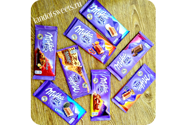 Разнообразие необычных вкусов Милки европейского производства для любителей новых граней вкуса