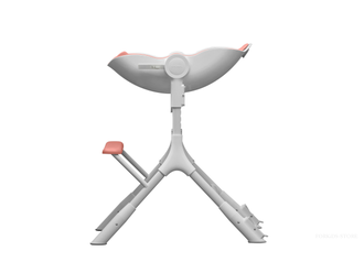 Стульчик для кормления Oribel Cocoon Z Розовая Карамелька