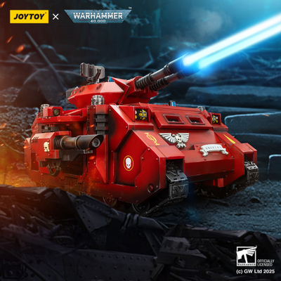 Хищник-Аннигилятор Кровавых Ангелов (Warhammer 40k) - КОЛЛЕКЦИОННАЯ ФИГУРКА 1/18 Blood Angels Predator Annihilator with Twin Lascannons (JT01499) - JOYTOY