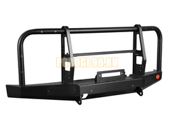 Передний силовой бампер серии Трофи на УАЗ Буханка 2989, 3741, 3909, 2206, 3962, 3303, 39094 1965- (02.214.01)