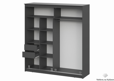 Шкаф-купе № 25 Блэк 200 см