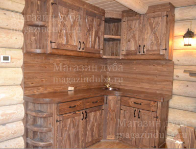 Кухня деревянная