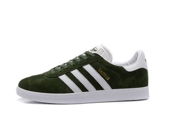 Adidas Gazelle Зеленые мужские (41-45) Арт. 383F-A