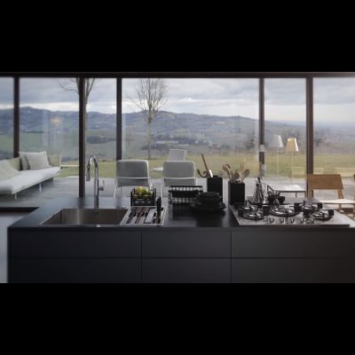 Мойка Franke Box Center BWX 220-54-27 TL, рабочий центр справа