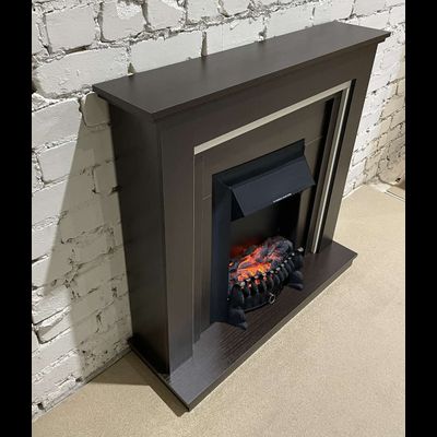 Электрокамин Вотан BL с очагом Fobos