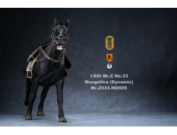 Монгольский конь (Лошадь) в динамичной позе - Коллекционная ФИГУРКА 1/6 scale animal model No.33:Mongolica (dynamic posture) (Mr.Z033-MD005) - Mr.Z
