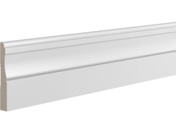 Плинтус Ultrawood BASE 015, ЛДФ-декор, влагостойкий, ударопрочный, 2,4м, под покраску