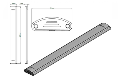 Светодиодный светильник ЛСП-I-40W-C