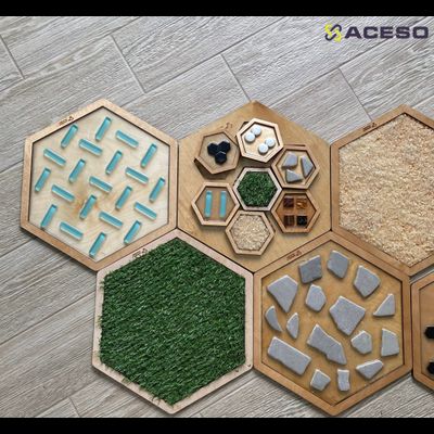 «Брусочки» – Элемент тактильной дорожки «Соты»