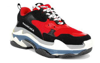 Balenciaga Triple-S (БАЛЕНСИАГА) Красные женские (36-40)