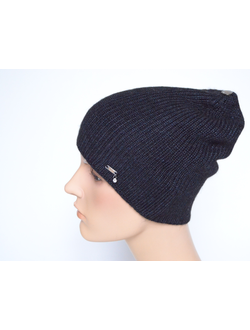 Черная шапка из альпака Vizio Италия 9015 CL без украшений фото