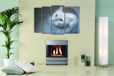 Модульная картина "Голубые глаза"