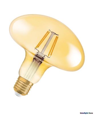 Osram Vintage 1906 LED Filament CL Mushroom Gold 40 4.5w 824 E27