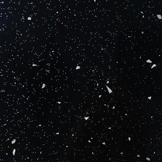 Столешница 38мм Ледяная искра чёрная глянец