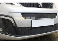 Защита радиатора Peugeot Traveller 2017- боковые black