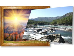 Купить обогреватель картину с пейзажем, производства БАГАН