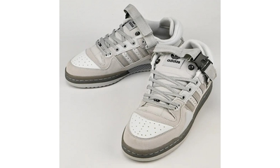 Кроссовки Adidas x Bad Bunny Forum Low Grey зимние