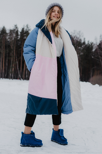 Купить синие валенки в Москве