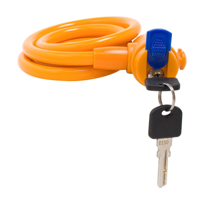 Замок с тросом ОРАНЖ 1000мм [8300]
