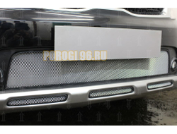 Защита радиатора KIA Rio X-Line 2017- (3 части) chrome низ