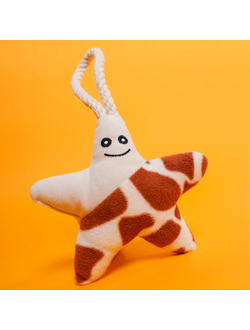 Игрушка Mr.Kranch для собак мелких и средних пород, Звездочка бежево-пятнистая