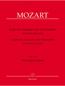 Mozart. Kadenzen zu den Klavierkonzerten Wolfang Amadeus Mozarts f?r Klavier