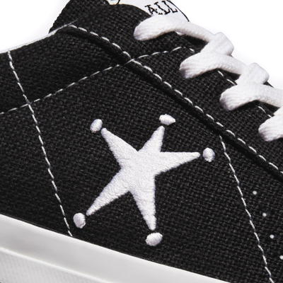 Купить в Москве  кеды на лето  Converse Stussy One Star черные короткие