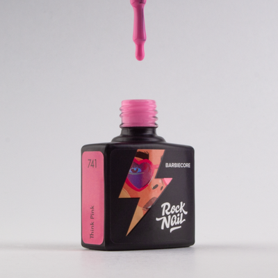 Гель-лак RockNail Barbiecore 741 Think Pink 10 мл