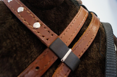 УЗДА КОЖАНАЯ(С РЕГУЛИРОВКОЙ РАЗМЕРА ОТ COB ДО FULL)