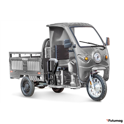 Грузовой электротрицикл Rutrike Гермес Pro 1500 72V2200W серый