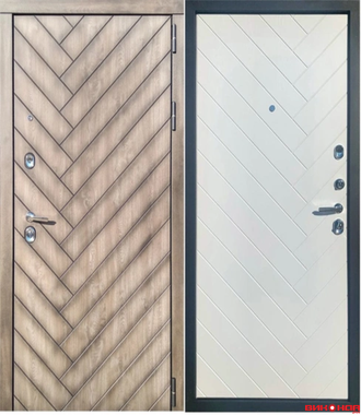 КАНАДА  Винорит Grey OAK Патина черная/Лофт капучино  (БУНКЕР)