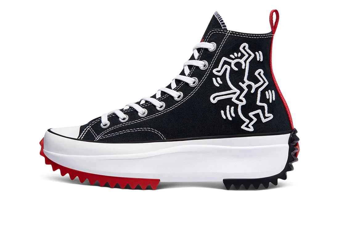 Converse x Keith Haring Run Star Hike черные купить в СПб 