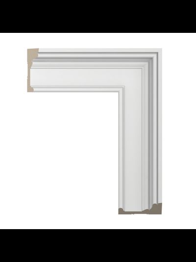 Наличник Ultrawood N 8185 i, архитектурный ЛДФ, грунт под покраску, (2000x89x25 мм).