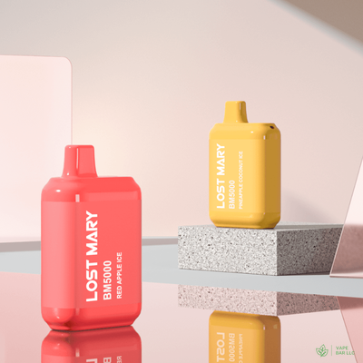 Одноразовая электронная сигарета LOST MARY BM5000, 2%, 14 мл, 650 мАч, 5000 затяжек (Strawberry Blueberry Cherry)