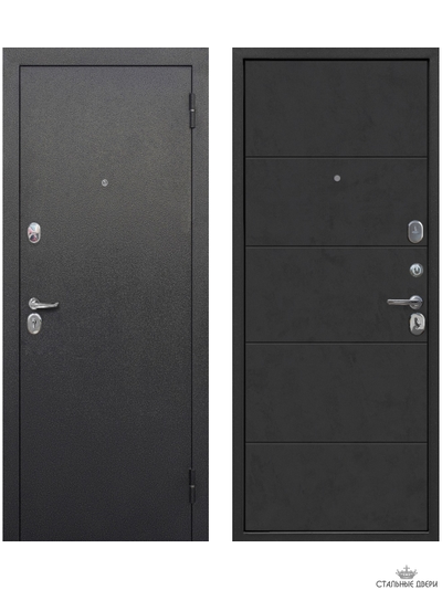 7,5 см Гарда Букле черный Бетон графит