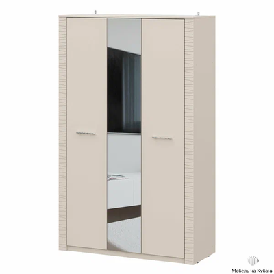 Калипсо Шкаф Комбинированный трехстворчатый Меланж