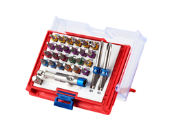 Набор вставок (бит) 1/4", PH, PZ, Hex, Torx, Slotted, 28 предметов МАСТАК 058-11028C