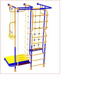 Детский спортивный комплекс "Зодиак" (крепление к стене)