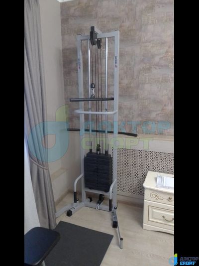 "Компакт" 60 кг со скамьей (металлические обрезиненные плиты)