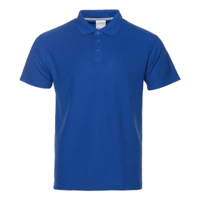 Футболка-поло однотонная с вышивкой каратэ